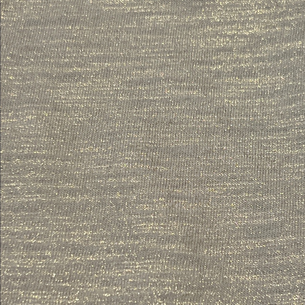Chico's Shimmery Champagne Gold Short Sleeve High-Low Top Chico’s 3 (US size 16) - Picture 9 of 10